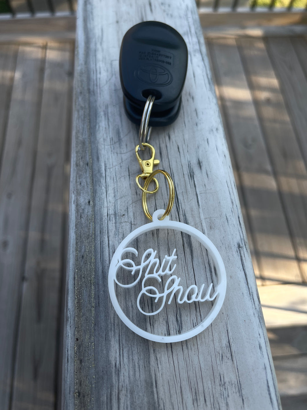Shit Show Small keychain