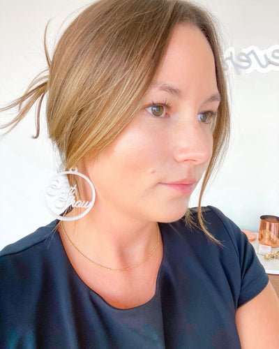 Shit show earrings