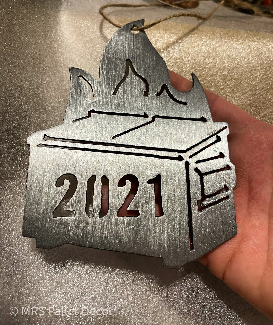 2021 Dumpster Fire Ornament